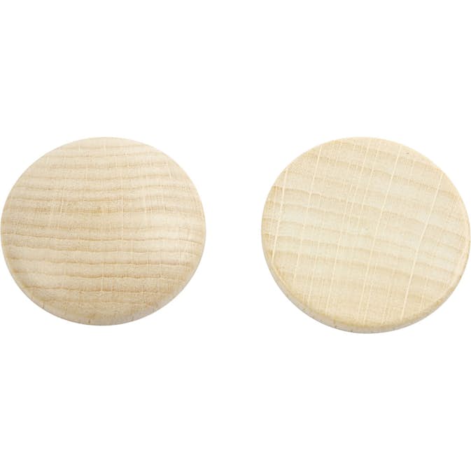 Träknappar Creativ Company Dia. 30 mm Tjocklek 5 mm 15 St/1 Förp