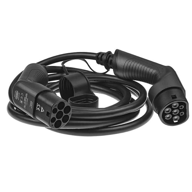 Laddkabel Green Cell Elbil EV05 Typ 2, 5m, 7,2kW, 32A, 1-FAS