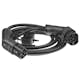 Laddkabel Green Cell Elbil Ev08 Typ2 7 m 22Kw 32A 3-Fas Svart