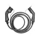 Laddkabel Green Cell Elbil Ev08 Typ2 7 m 22Kw 32A 3-Fas Svart