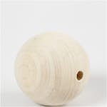 Träpärlor Creativ Company 60 mm Hålstl 9 mm 3 St/1 Förp
