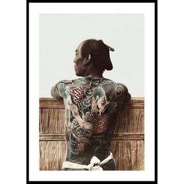 Poster Gallerix Tattoo In Color By Kusakabe Kimbei