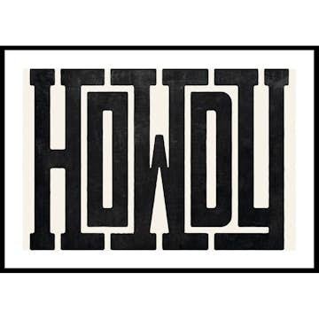 Poster Gallerix Howdy