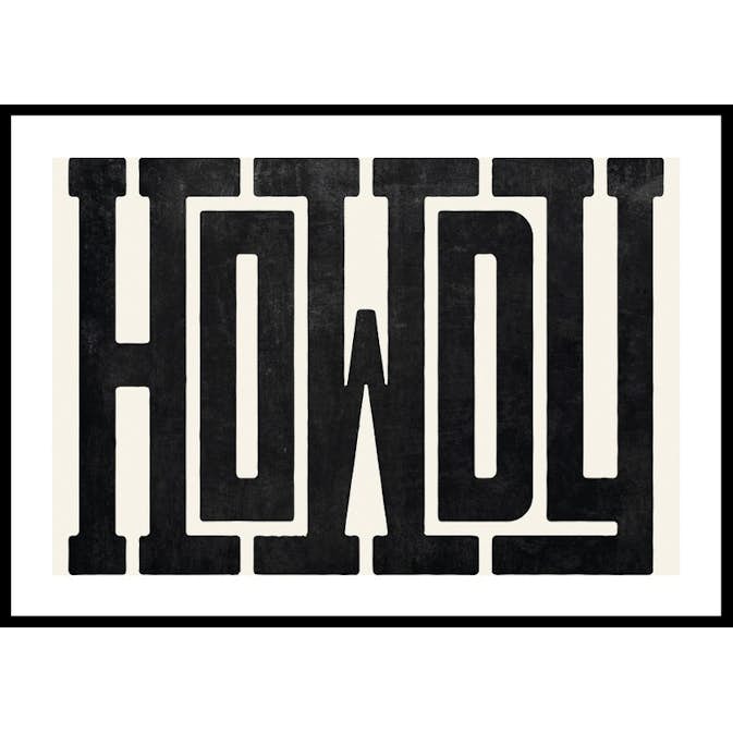 Poster Gallerix Howdy