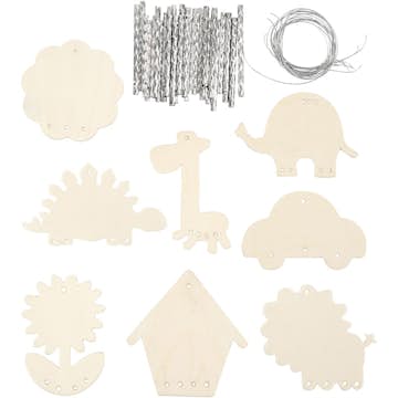 Vindspel Creativ Company Stl 9-14 cm Tjocklek 2 mm 24 St/1 Förp