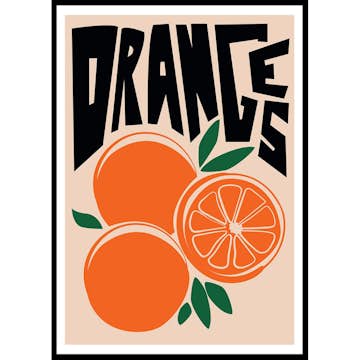 Poster Gallerix Oranges Vintage Retro