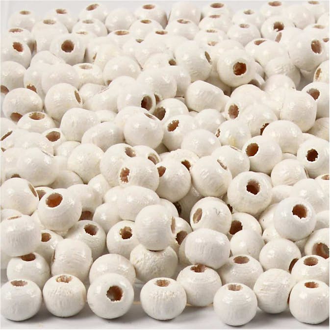 Träpärlor Creativ Company 5 mm Hålstl 1,5 mm 6 g/1 Förp