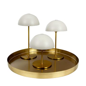 Bordslampa Dyberg Larsen Along Mini 3-pack med Bricka