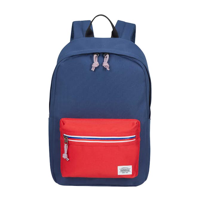 Ryggsäck Datorväska American Tourister Upbeat Zip-Pocket Blå/Röd