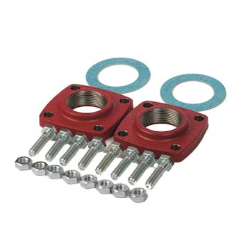 Fläns Grundfos G50 4-Kant 2 Flänsar, Bult O Packn