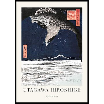 Poster Gallerix Japanese Hawk By Utagawa Hiroshige