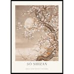 Poster Gallerix Japanese Plum Blossoms In Moonlight By Sō Shizan