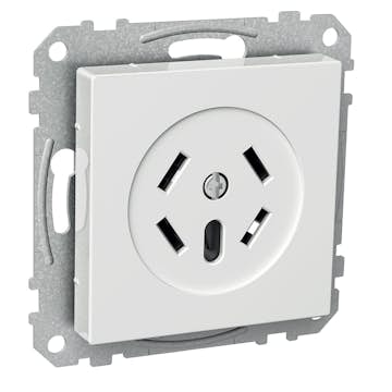 Rikstelefonuttag Schneider Electric Exxact