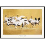Poster Gallerix Japanese Flock Of Cranes By Ishida Yūtei