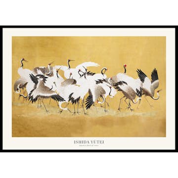 Poster Gallerix Japanese Flock Of Cranes By Ishida Yūtei