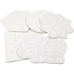 Pussel Creativ Company Vit Stl 17-21 cm 10 St/1 Förp