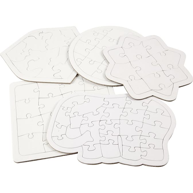 Pussel Creativ Company Vit Stl 17-21 cm 10 St/1 Förp