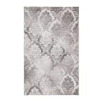 Friezematta KM Carpets Galya Medaljong Grå