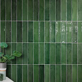 Kakel Lhådös Index 7,5x30 cm Grön