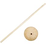 Pinne Creativ Company med Fot Hålstl 8 mm 5 Set/1 Förp