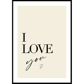 Poster Gallerix I Love You