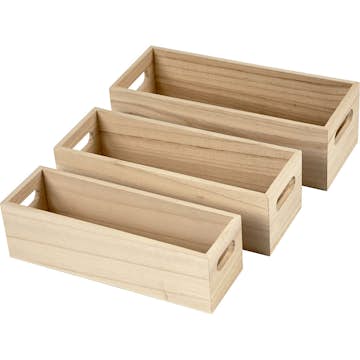 Depotlåda Creativ Company 3 st/1 Set