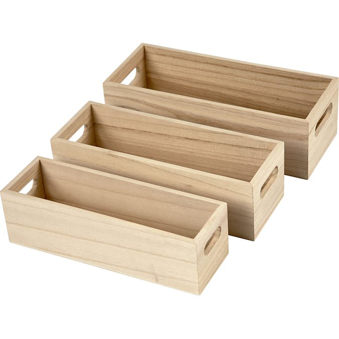 Depotlåda Creativ Company 3 st/1 Set