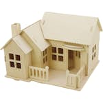 3D-Pussel Creativ Company Hus med Terass Stl 19x17,5x15 1 St