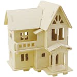3D-Pussel Creativ Company Hus med Altan Stl 15,8x17,5x19,5 1 St