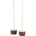 Träfötter Creativ Company med Tillhörande Pinne H: 3 cm Dia. 5 cm 2 Set/1 Förp