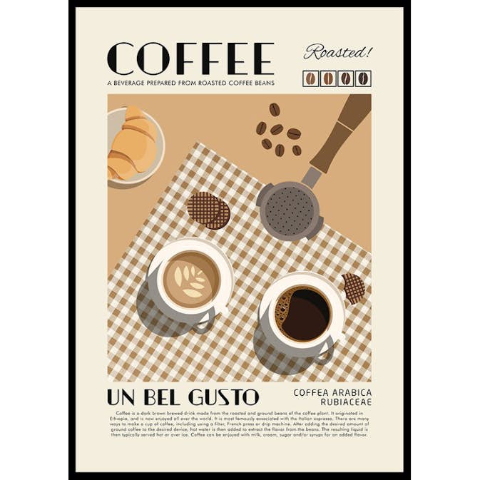 Poster Gallerix Coffee Un Bel Gusto