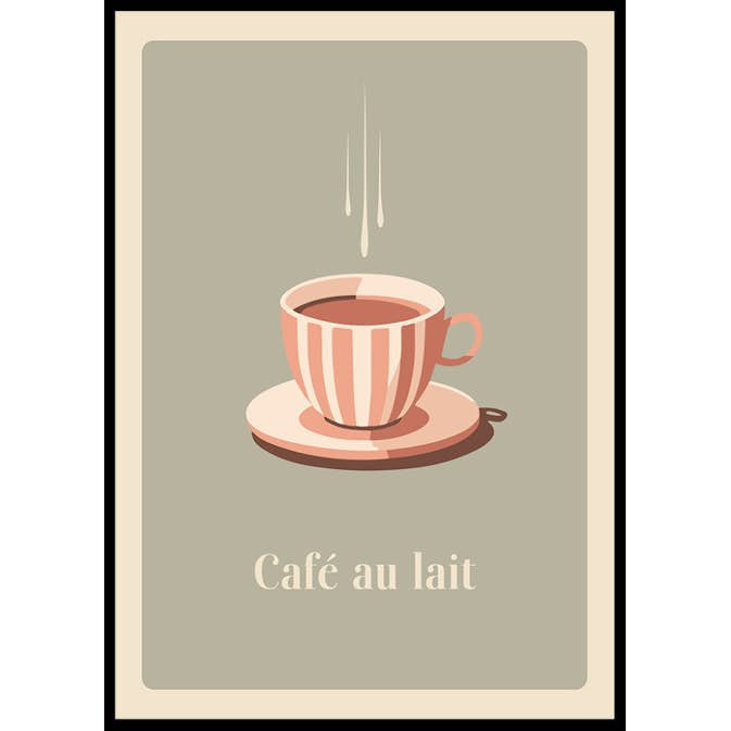 Poster Gallerix Cafe Au Lait