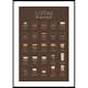 Poster Gallerix The Essential Coffee Guide Brown