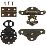 Minibeslag Creativ Company Antikguld Stl 30-35 mm 10 Set/1 Förp