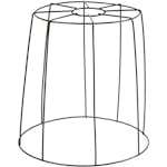 Lampskärm Creativ Company Svart H20 cm 1 St