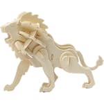 Konstruktionsfigur Creativ Company 3D Lejon Stl 18,5x7x7,3 1 st