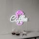 Väggdekoration Star Trading Plexy Coffee LED
