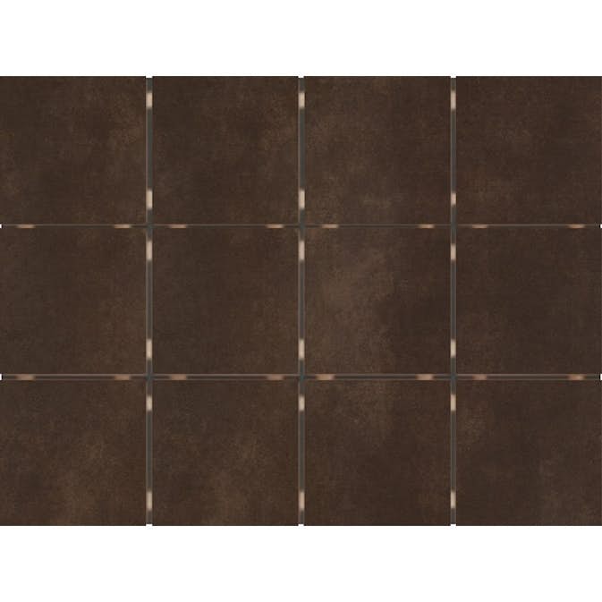 Klinker Konradssons Cement Oxo Brun 10x10 cm