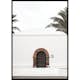 Poster Gallerix Brown Door White Wall