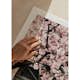 Poster Gallerix Pink Flowers Green Door