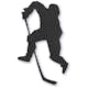 Kartongetiketter Creativ Company Ishockeyspelare Stl 54x64 mm 10 st/1 Förp