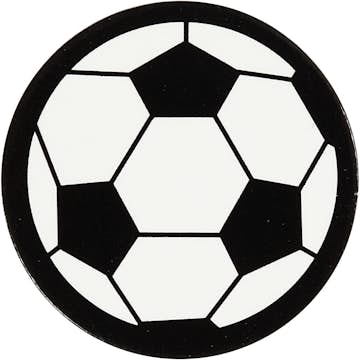 Kartongetiketter Creativ Company Vit/Svart Fotboll 20 st/1 Förp