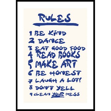 Poster Gallerix House Rules