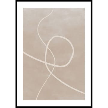 Poster Gallerix Line Art Inverted No2