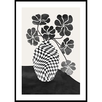 Poster Gallerix Checkered Vase