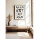 Poster Gallerix Make Art Not War