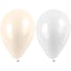 Ballonger Creativ Company Runda 23 cm 10 st/1 Förp Vit/Pärlemor