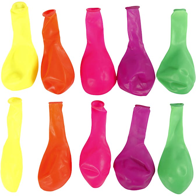 Ballonger Creativ Company 23 cm 10 st/1 Förp Mixade färger Runda