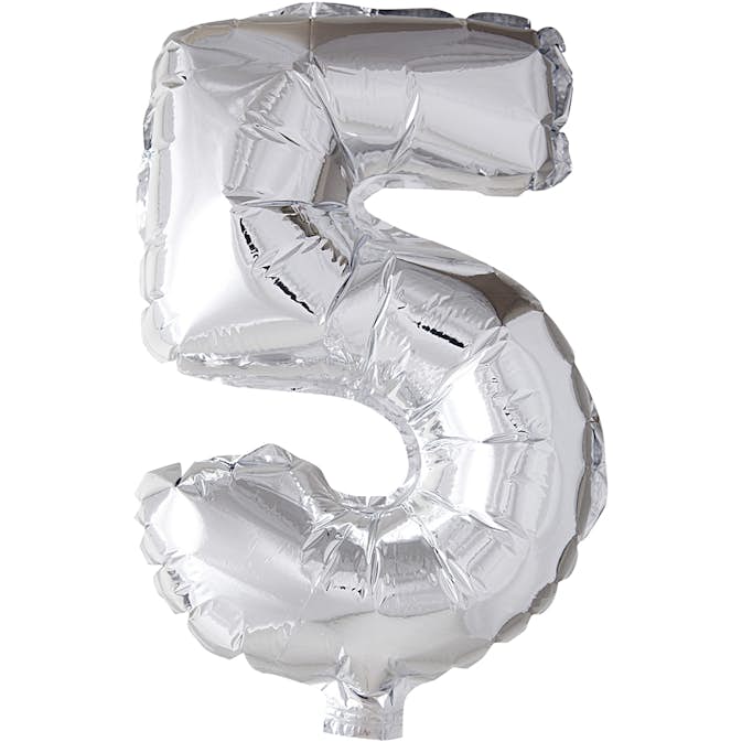 Folieballong Creativ Company Silver 41 cm 1 st
