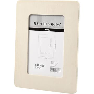 Träramar Creativ Company Stl 16x0,8x21,5 cm 3 St/1 Förp